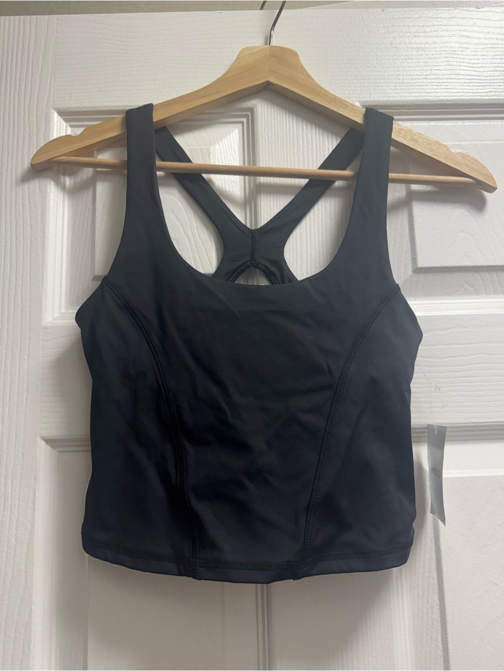Forever 21 Black Racerback Sports Bra Tank